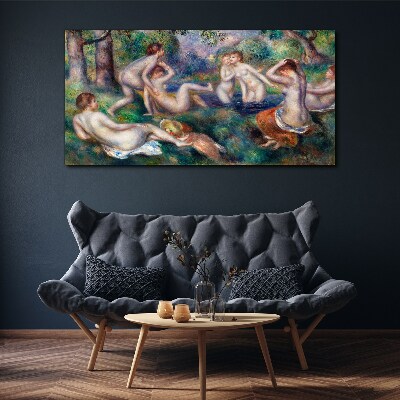 Fun in the garden Canvas wall art