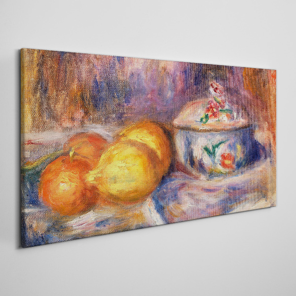 Still life with lemons Print on canvas