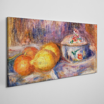 Still life with lemons Print on canvas