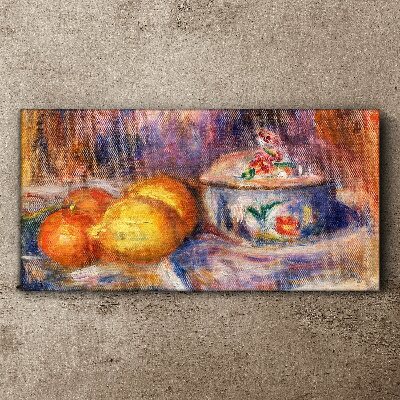 Still life with lemons Print on canvas