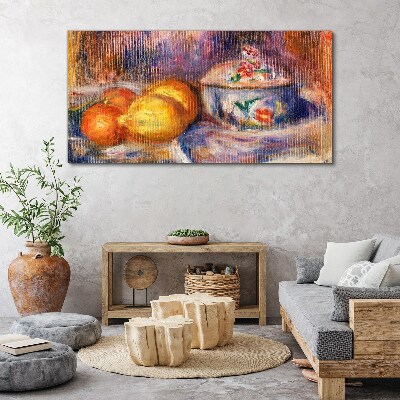 Still life with lemons Print on canvas