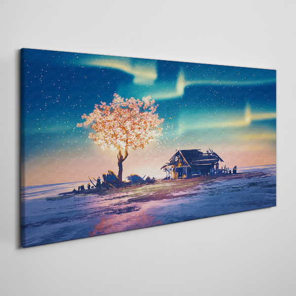 A magical evening under the stars Print on canvas