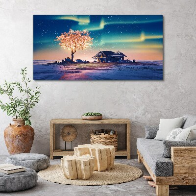 A magical evening under the stars Print on canvas
