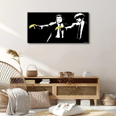 Pop art bananas Canvas wall art