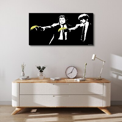 Pop art bananas Canvas wall art