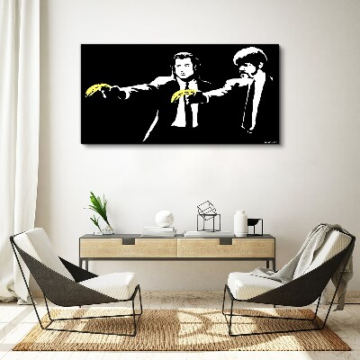 Pop art bananas Canvas wall art