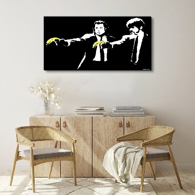 Pop art bananas Canvas wall art