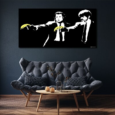 Pop art bananas Canvas wall art