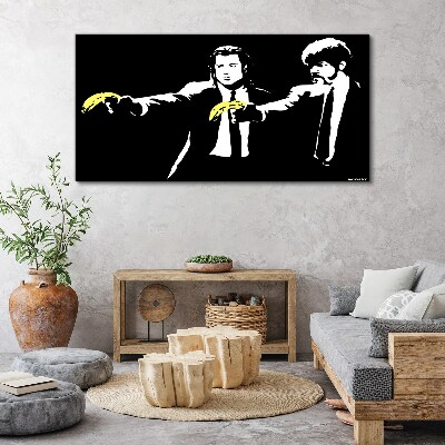 Pop art bananas Canvas wall art