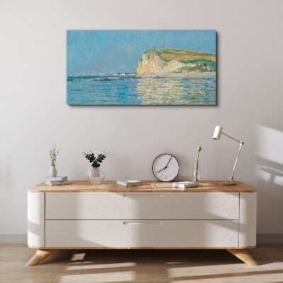 Seaside cliffs in daylight Canvas wall art