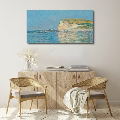 Seaside cliffs in daylight Canvas wall art