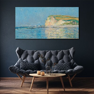 Seaside cliffs in daylight Canvas wall art