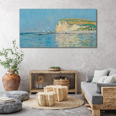 Seaside cliffs in daylight Canvas wall art