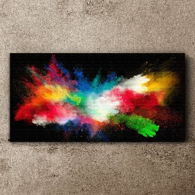 Expression of Colors in Motion Canvas wall art