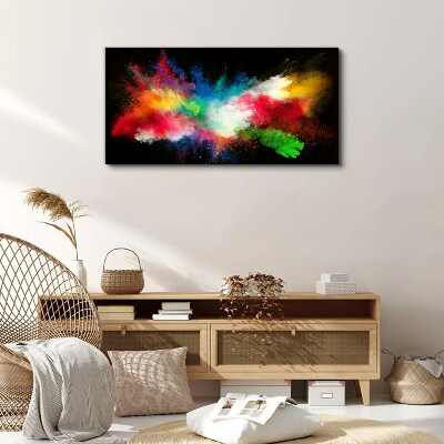 Expression of Colors in Motion Canvas wall art