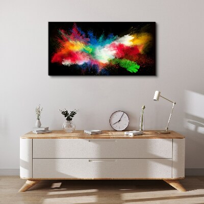 Expression of Colors in Motion Canvas wall art