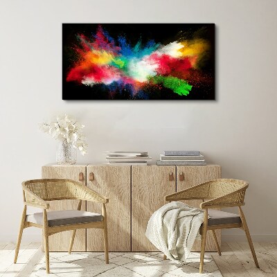 Expression of Colors in Motion Canvas wall art