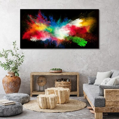 Expression of Colors in Motion Canvas wall art
