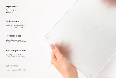 Frosted double kitchen worktop protector