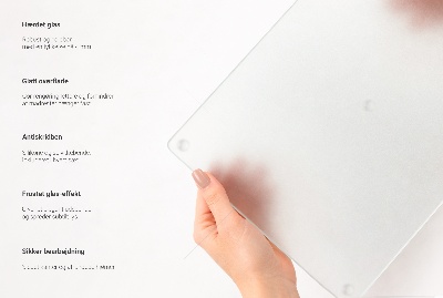 Kitchen worktop protector Rectangular frosted