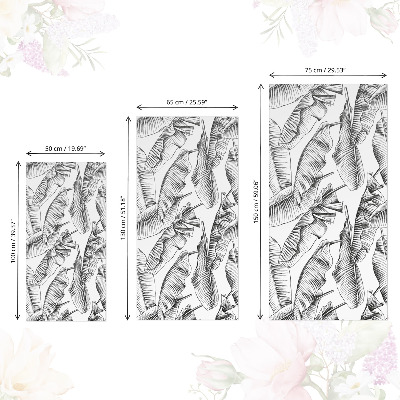 Furniture decal Banana leaves