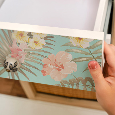 Cabinet sticker Exotic flora