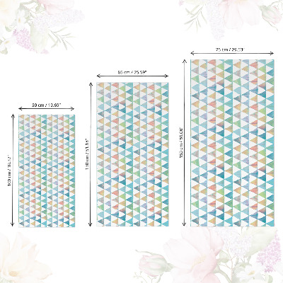 Furniture vinyl wrap Colorful retro pattern