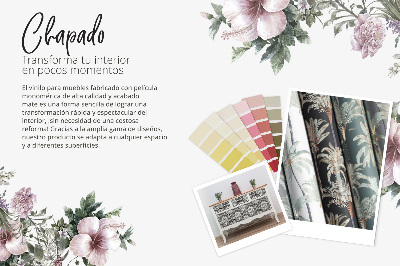 Furniture decal Botanical work