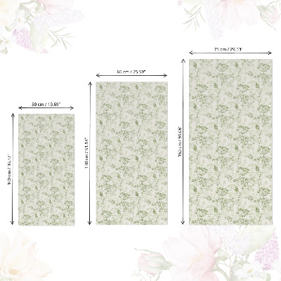 Furniture decal Botanical work