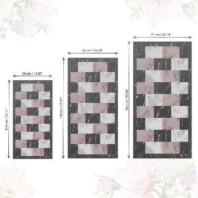 Furniture decal Marble style