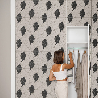 Cabinet sticker Floral patterns