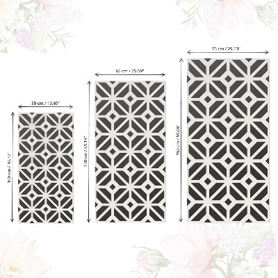 Furniture vinyl Black and white pattern