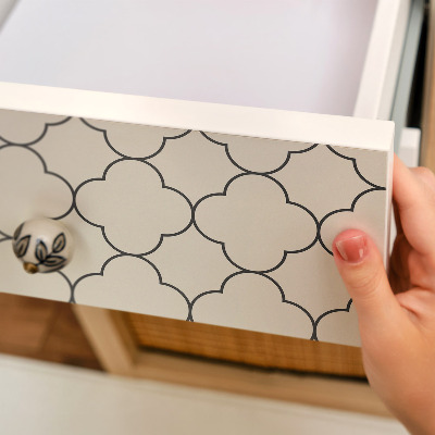 Furniture decal Geometric pattern