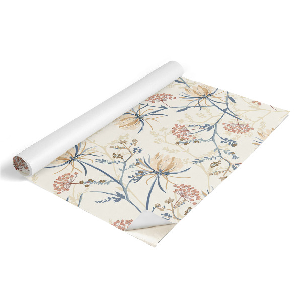 Furniture vinyl Floral pattern