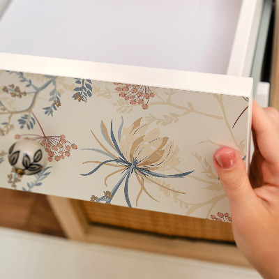 Furniture vinyl Floral pattern
