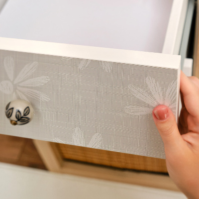 Furniture vinyl wrap Floral pattern
