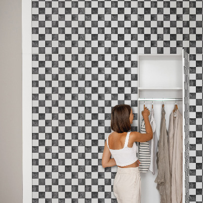 Furniture vinyl wrap Chessboard art
