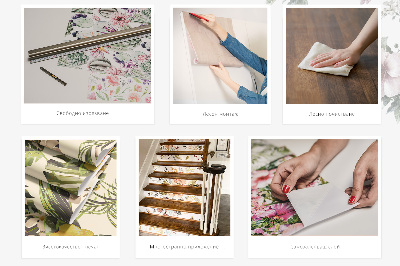 Furniture vinyl Plant pattern