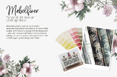 Cabinet sticker Flowers folklore