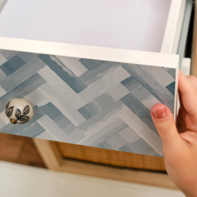Furniture vinyl Gray herringbone