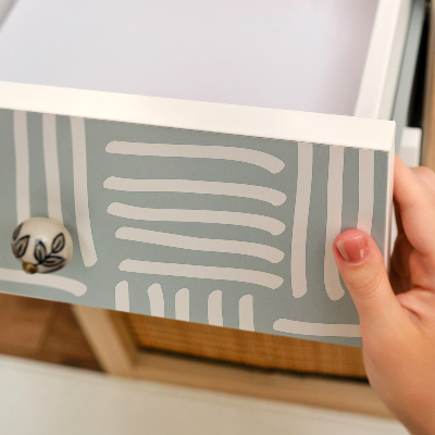 Furniture decal Geometric pattern