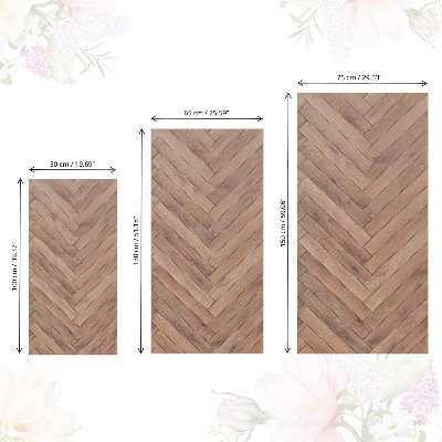 Furniture vinyl Wooden herringbone