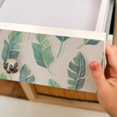 Cabinet sticker Tropical leaves