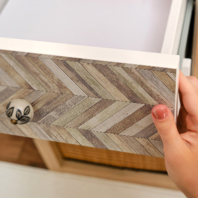 Cabinet sticker Timeless herringbone