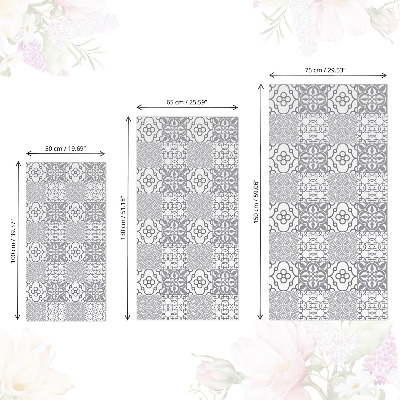 Furniture vinyl Symmetrical mosaic