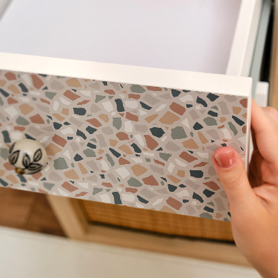Furniture vinyl Terrazzo pattern