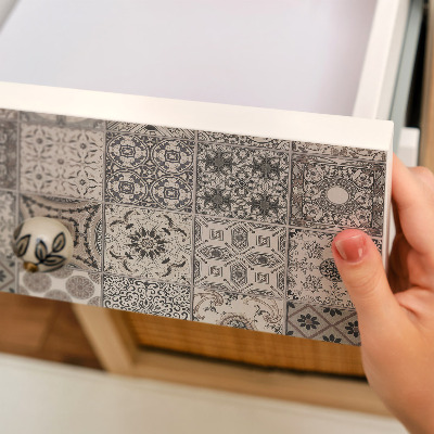 Furniture vinyl wrap Retro mosaic
