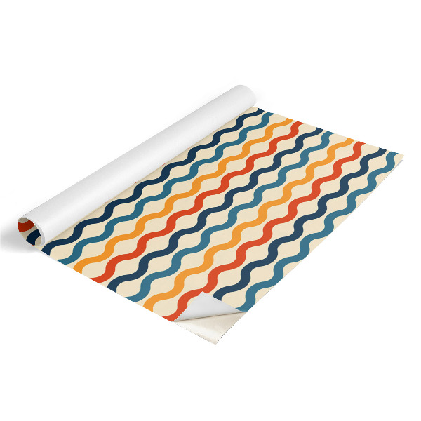 Furniture vinyl Colorful waves