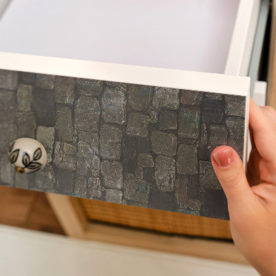 Furniture vinyl Stone wall