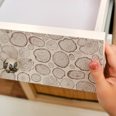 Cabinet sticker Tree bark